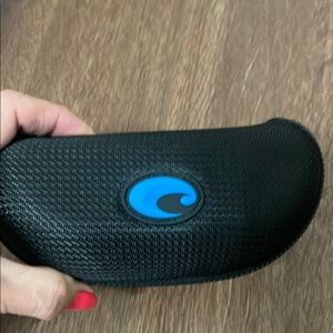 Costa Black Case with Blue Emblem